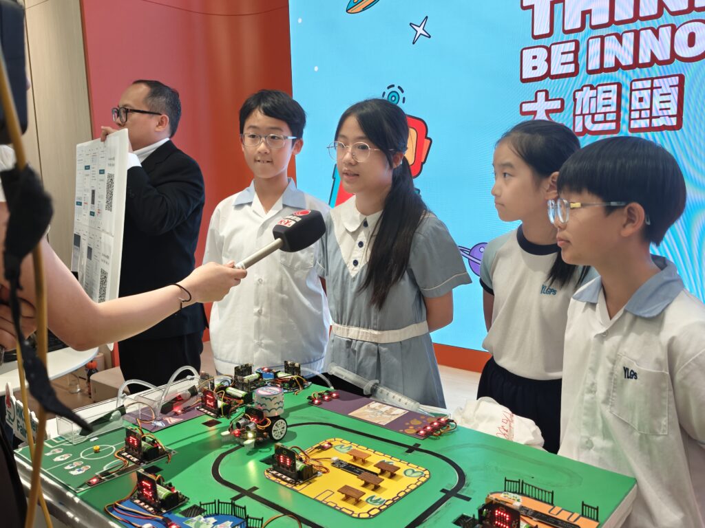 本校科技大使接受香港創科展傳媒採訪